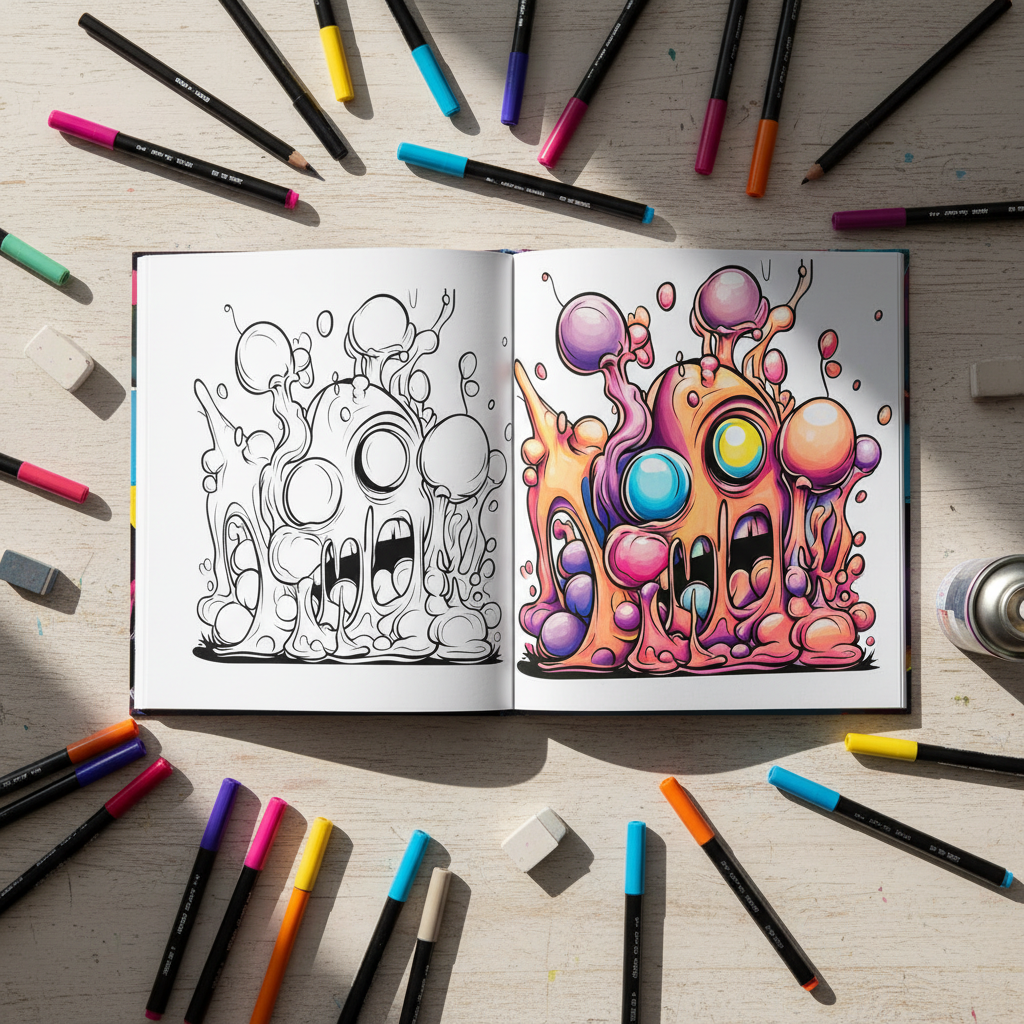 Vista cenital antes y después